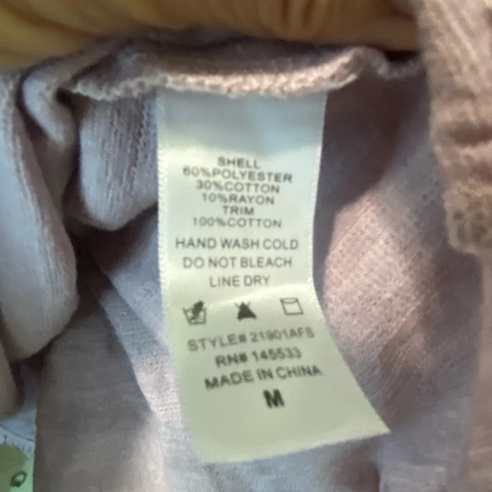 ❤️ NWT W5 Size medium razor‎ back lavender summer spring casual dressy festi… - Picture 10 of 10